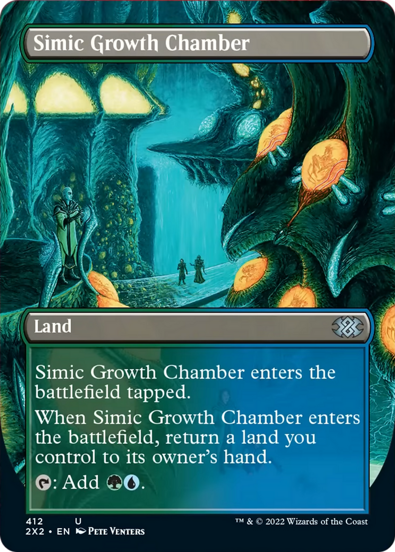 孤独　ボーダーレス拡張　4枚 Simic Growth Chamber (2X2-412) - Double Masters 2022
