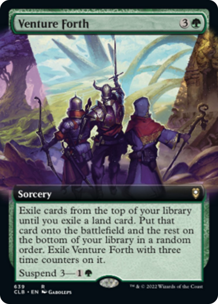 Venture Forth - Commander Legends: Battle for Baldur's Gate: (Extended Art)  - Game Nerdz