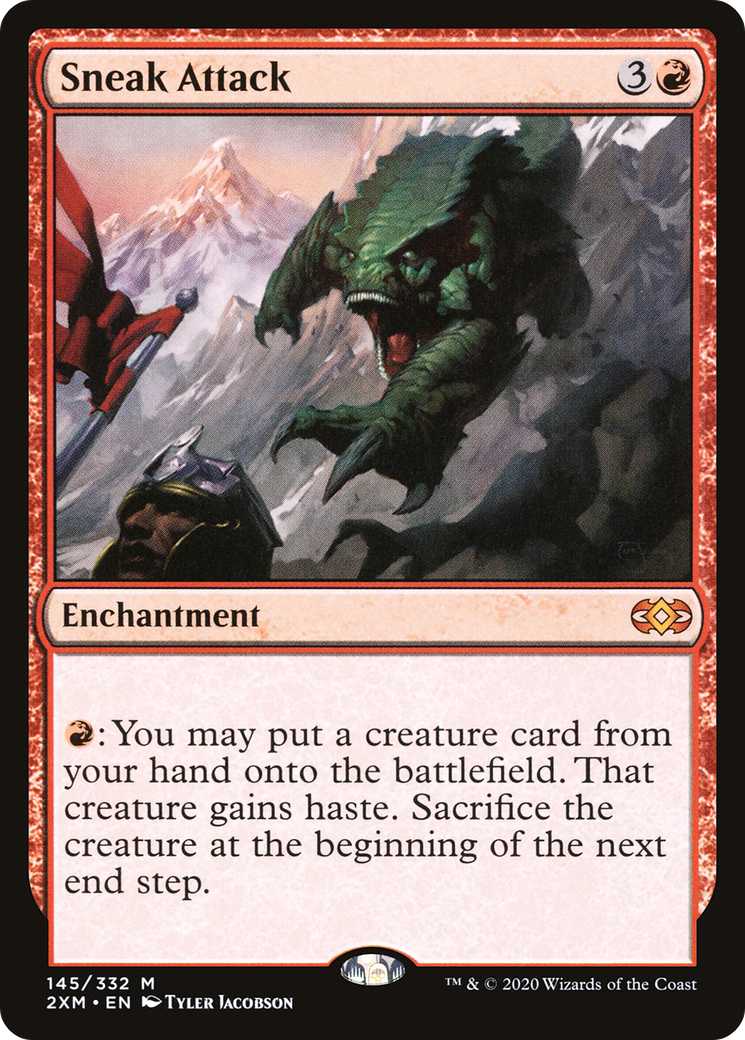 Sneak Attack (2XM-145) - Double Masters Foil - Game Nerdz