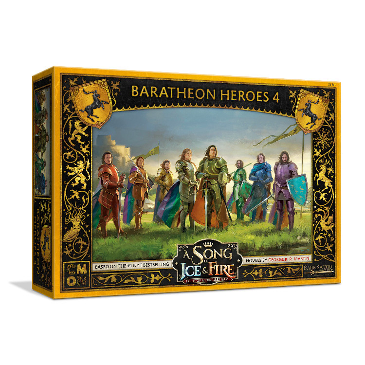 A Song of Ice & Fire Miniatures Game: House Baratheon - Baratheon Heroes 4 - Game Nerdz A Song of Ice & Fire Miniatures Game: House Baratheon - Baratheon Heroes 4 - Game Nerdz