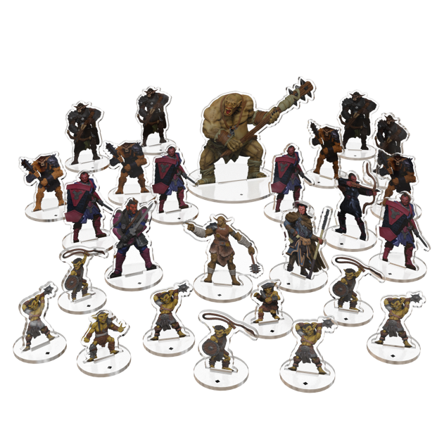 D&d Idols Of The Realms 2d Miniatures: Goblinoids - 2d Set Wizkids 0634482945230