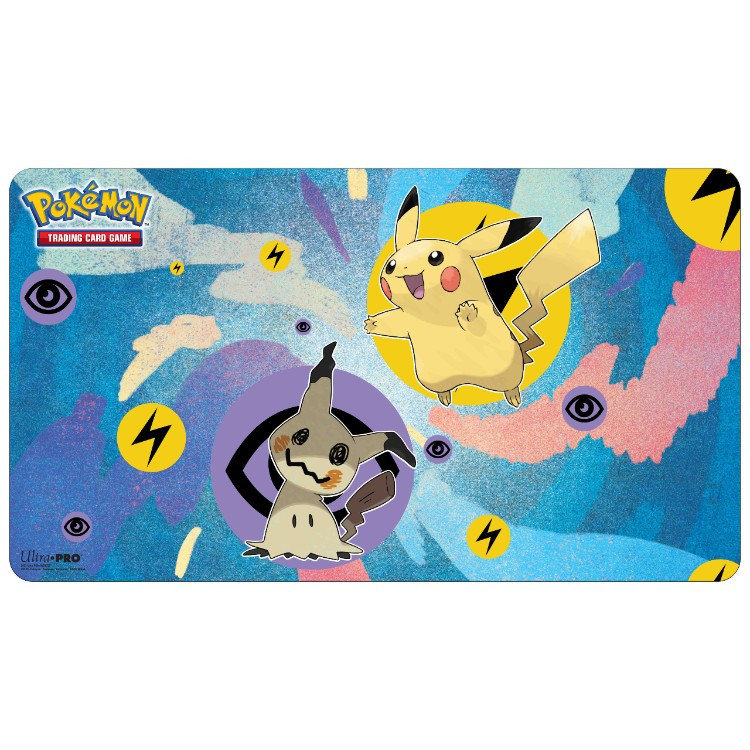 ポケモンカード ミミッキュ　プレイマット　Mimikyu Game Mat Ultra Pro Playmat: Pokemon - Pikachu & Mimikyu (On Sale) - Game Nerdz
