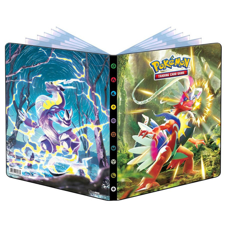 Ultra Pro Portfolio: Pokemon - Scarlet & Violet - Koraidon & Miraidon  (9-Pocket) - Game Nerdz
