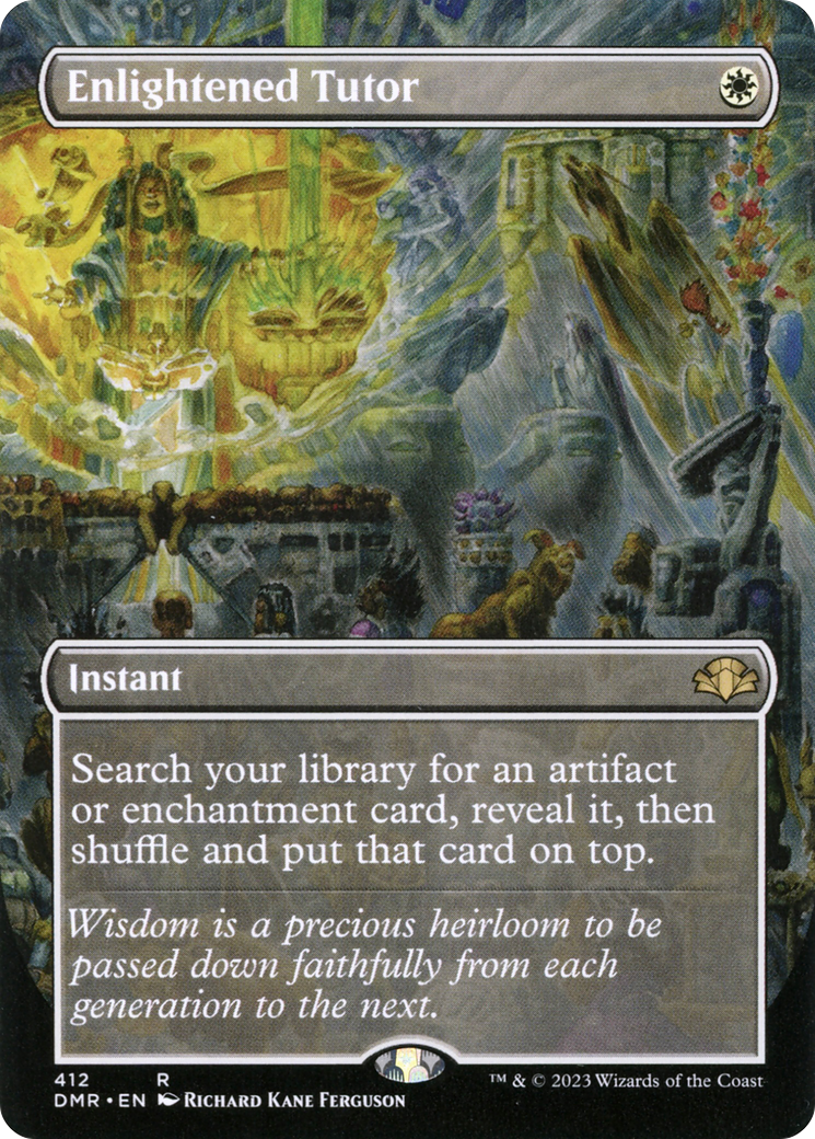 Enlightened Tutor (DMR-412) - Dominaria Remastered (Borderless