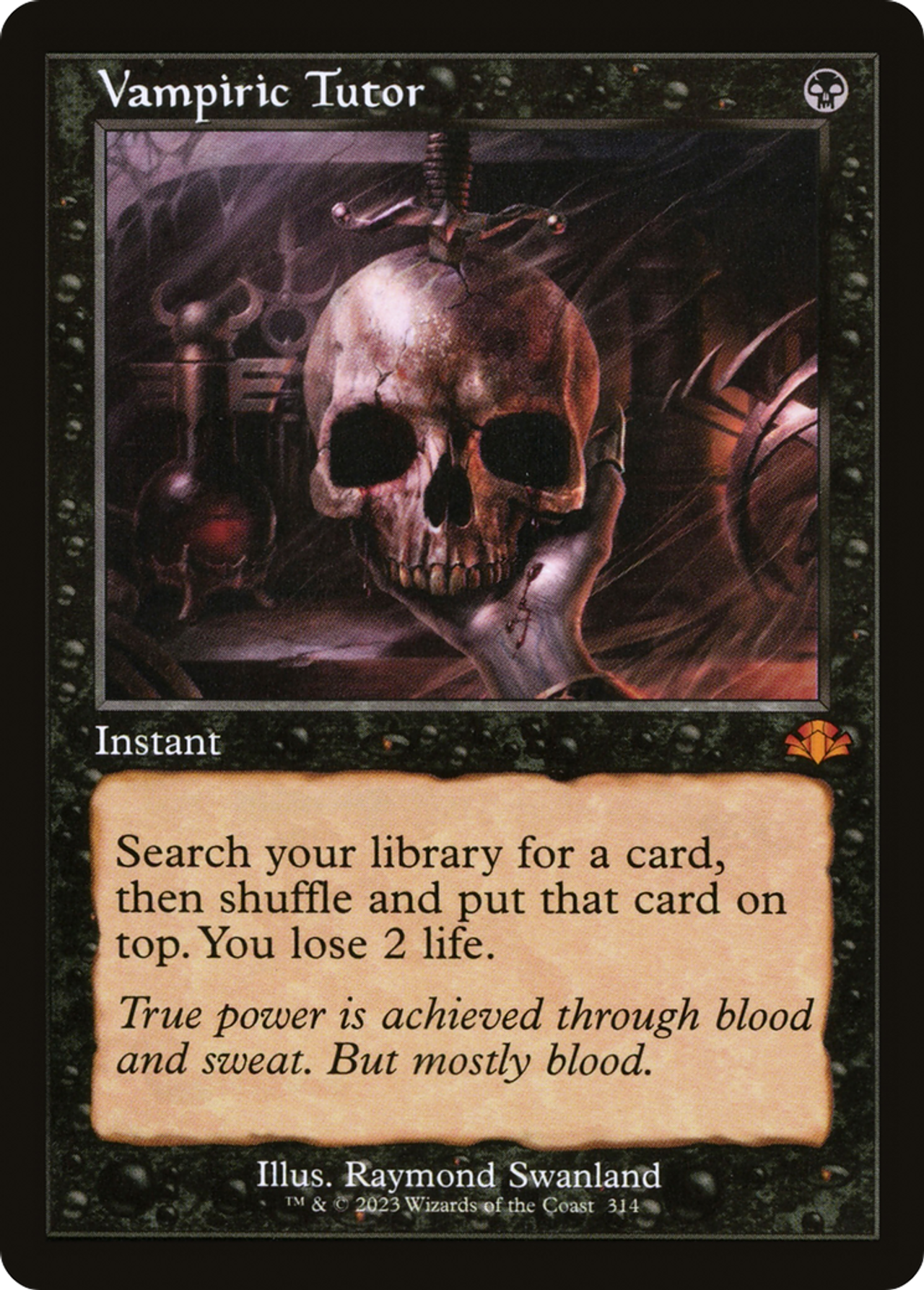 【美品!】吸血の教示者 ジャッジ褒賞 foil foil 「ジャッジ褒賞」吸血の教示者/Vampiric Tutor Foil
