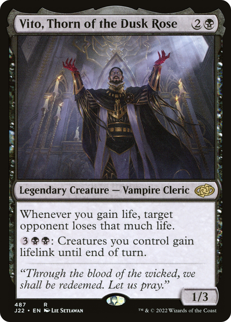Vito, Thorn of the Dusk Rose (J22-487) - Jumpstart 2022 - Game Nerdz