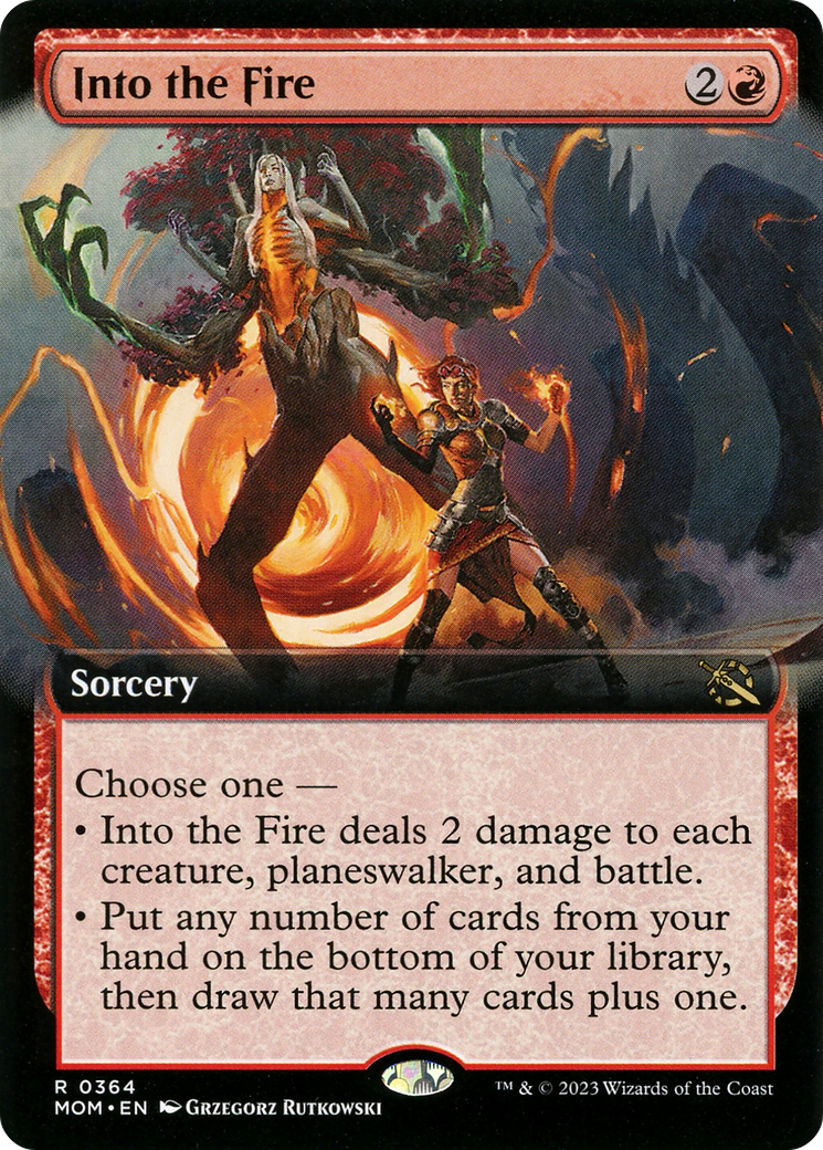 Into the Fire (MOM-364) - March of the Machine: (Extended Art) - Game Nerdz