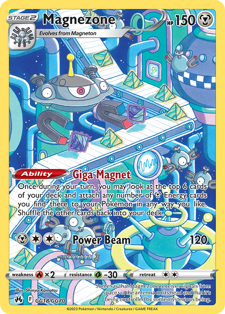 Magnezone GG18/70 - Crown Zenith Galarian Gallery Holofoil - Game