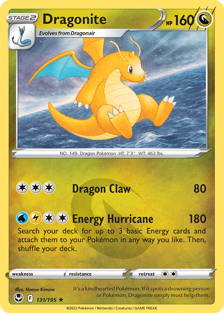 foil dragonite pokemon card V - 049/078 - Go - Pokemon Ultra Rare cementing its place as a must Dragonite - 131/195 (Reverse Foil)