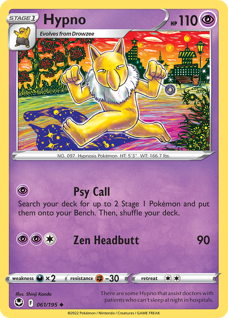 Hypno 61/195 - Silver Tempest - Game Nerdz