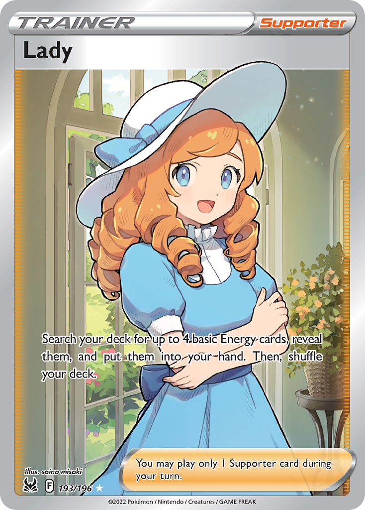 Lady 193/196 - Lost Origin Holofoil - Game Nerdz