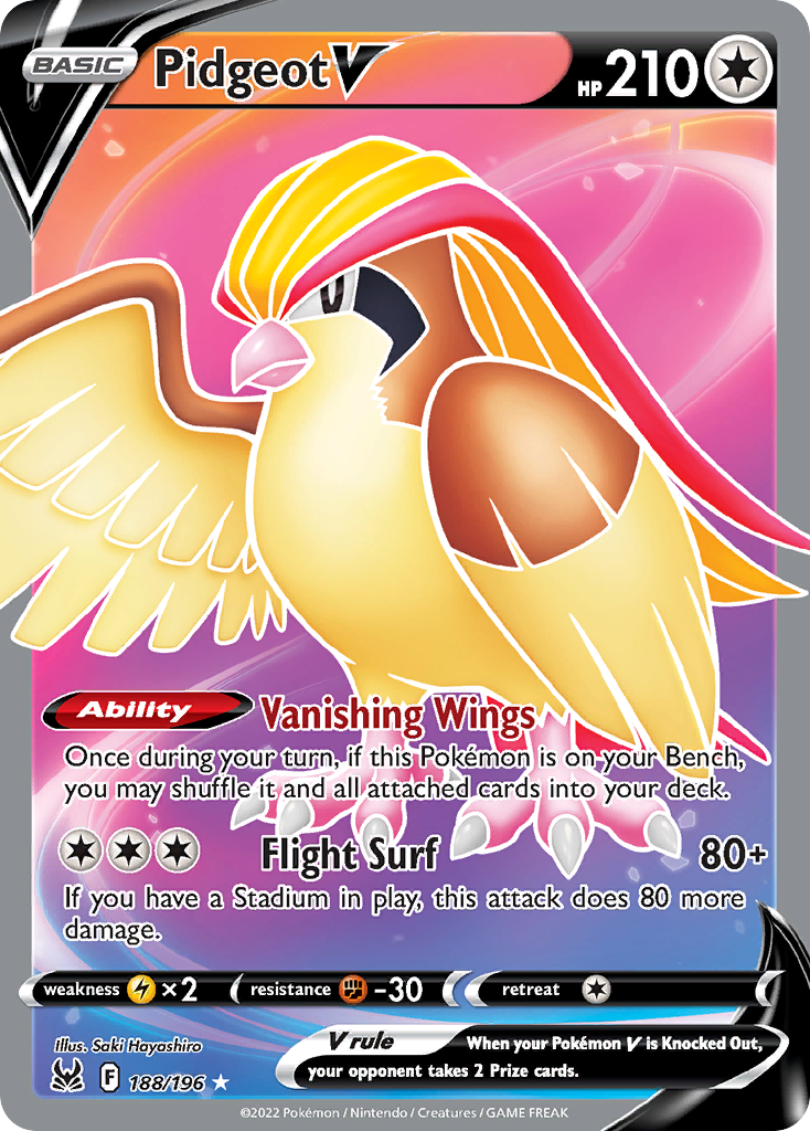 shiny pidgeot pokemon card Pidgeot ex - 139/190 main image 0