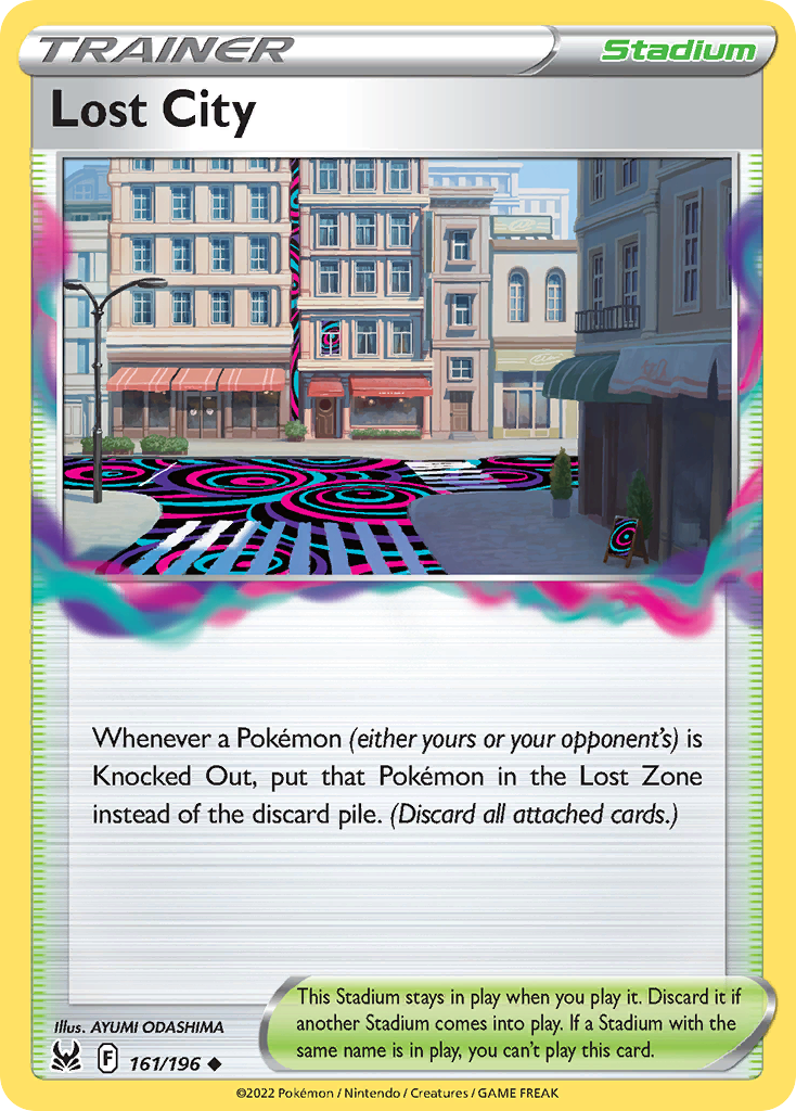 Lost City 161/196 - Lost Origin Reverse Holofoil - Game Nerdz