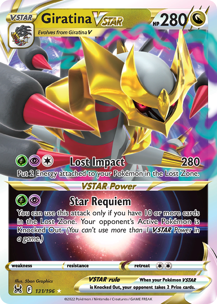 Giratina VSTAR 131/196 - Lost Origin Holofoil