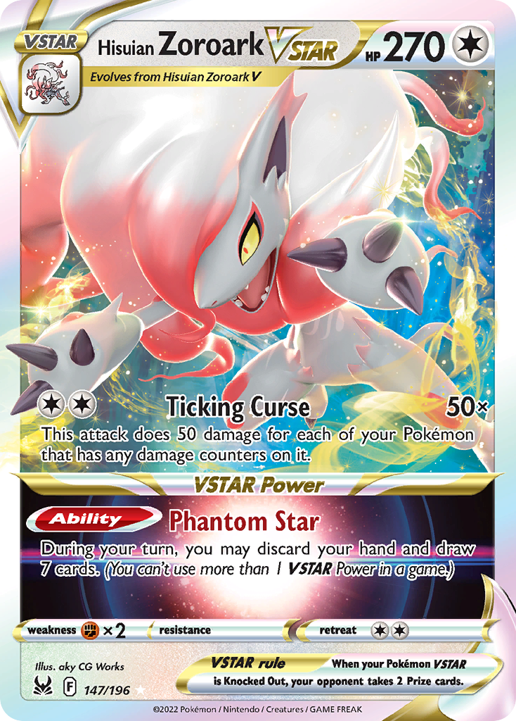zoroark pokemon card price 103/203 Evolving Skies you may switch this Pokmon with your Active Pokmon Hisuian Zoroark VSTAR 147/196 -