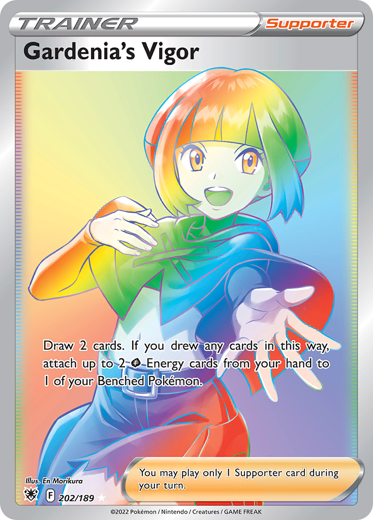 Gardenia's Vigor 202/189 - Astral Radiance Holofoil - Game Nerdz