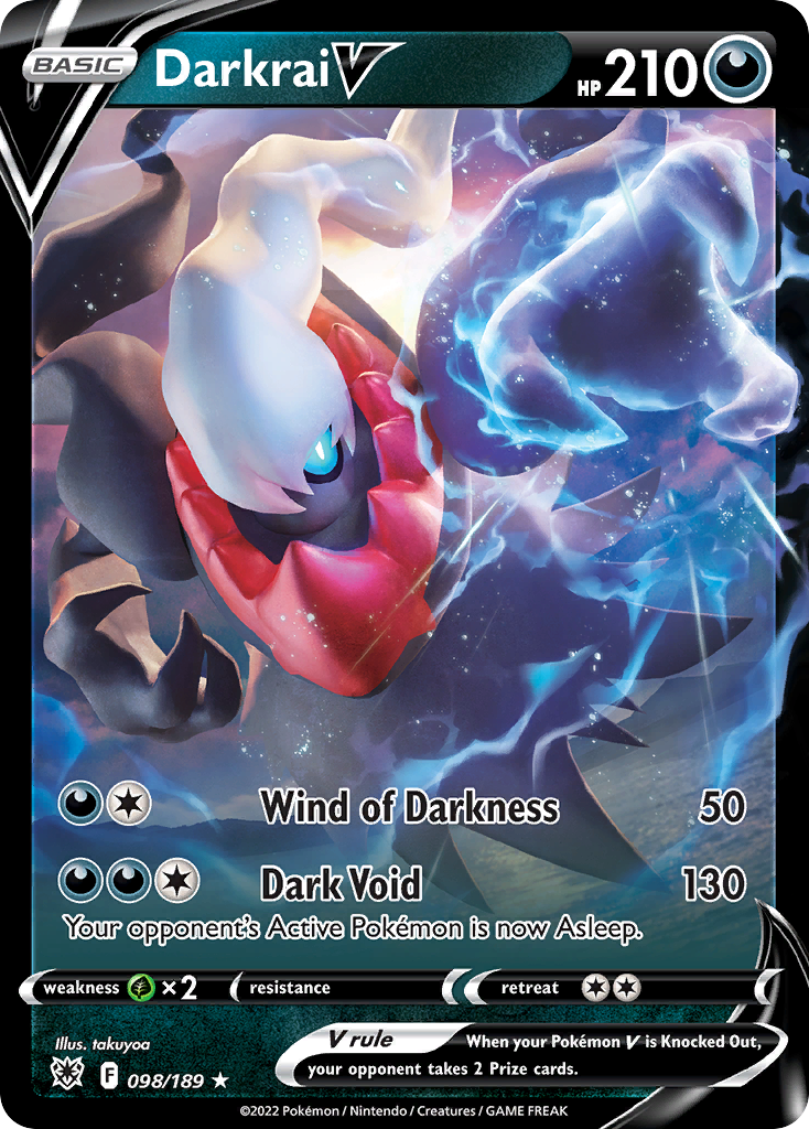 Darkrai V 98/189 - Astral Radiance Holofoil - Game Nerdz