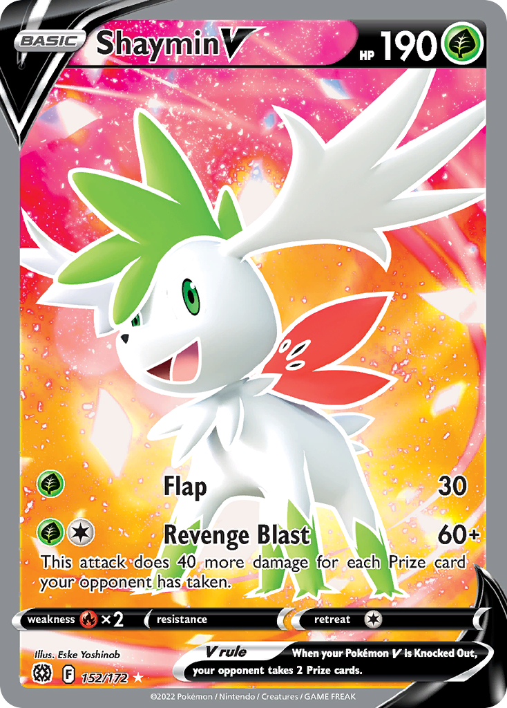Shaymin V 152/172 - Brilliant Stars Holofoil - Game Nerdz