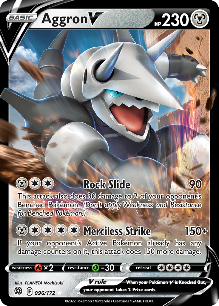 aggron v pokemon card M Aggron EX 154/160 Full Art MEGA main image 1
