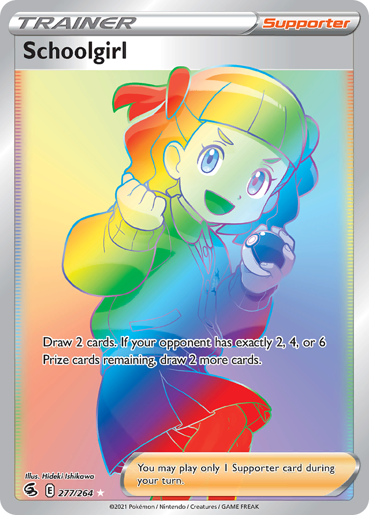Schoolgirl 277/264 - Fusion Strike Holofoil - Game Nerdz