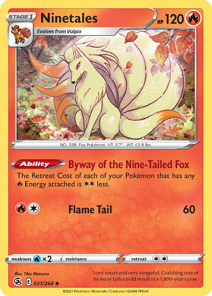 Ninetales 31/264 - Fusion Strike - Game Nerdz