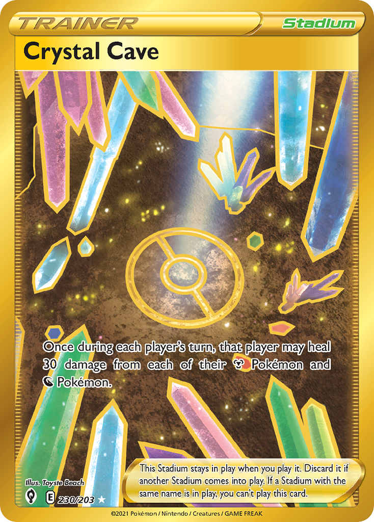 Crystal Cave (Secret) - SWSH07: Evolving Skies [SECRET RARE] | Ozzie Collectables