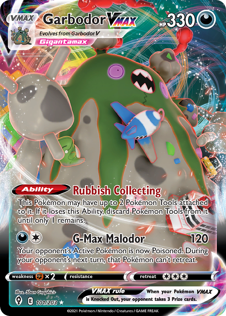Garbodor VMAX - Evolving Skies (Ultra Rare) [EVS-101]