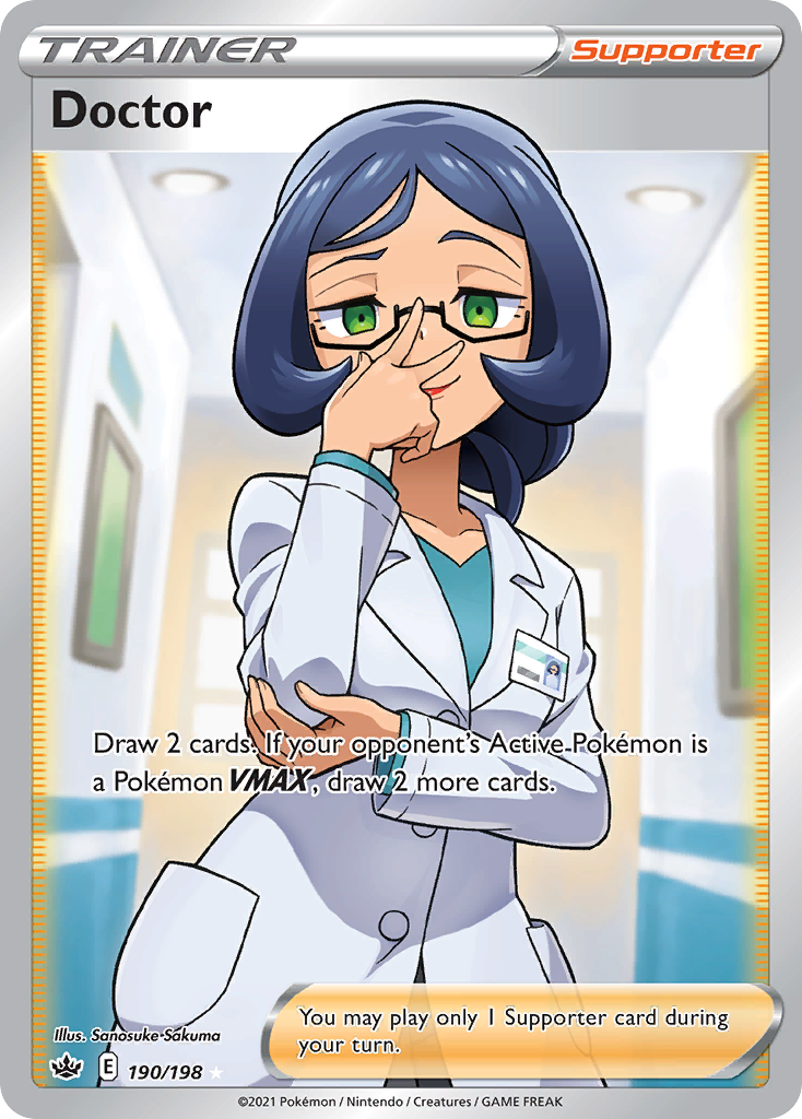 Doctor 190/198 - Chilling Reign Holofoil - Game Nerdz