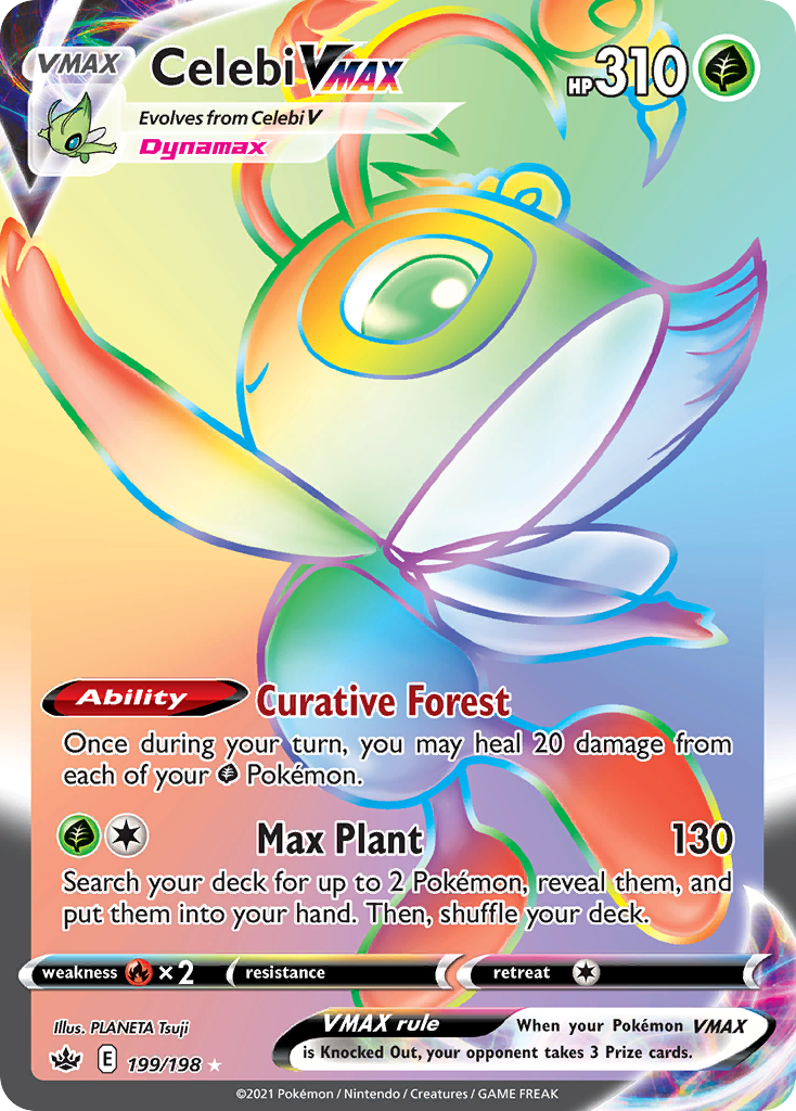 are gold pokemon cards rare Pikachu VMAX Vivid Voltage Rainbow Secret 188/185 PSA 10 – TBC Games main image 0