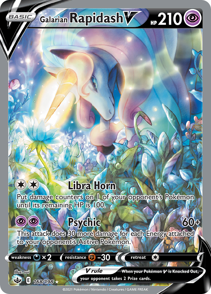Galarian Rapidash V 168/198 - Chilling Reign Holofoil - Game Nerdz