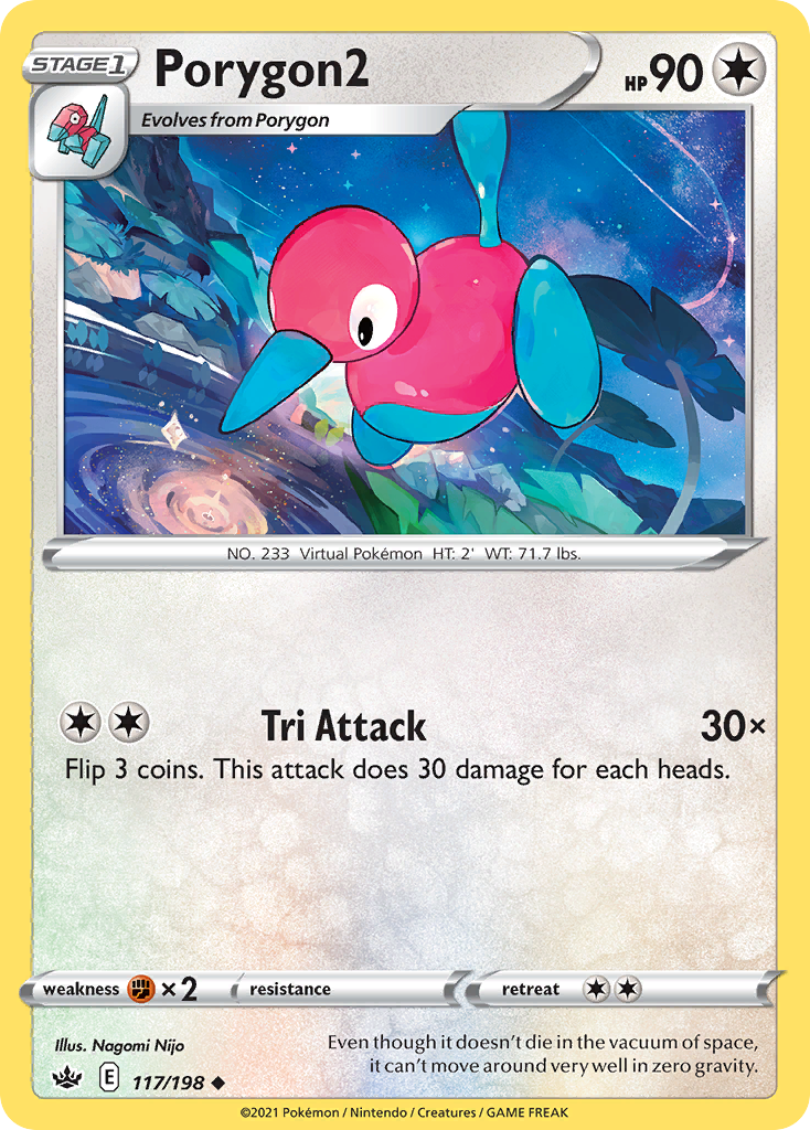 Porygon2 117/198 - Chilling Reign - Game Nerdz