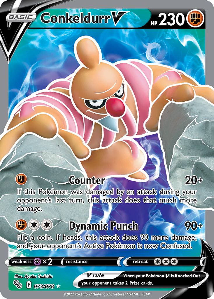 Pokemon GO Conkeldurr V #73 Pokemon GO Conkeldurr V #73