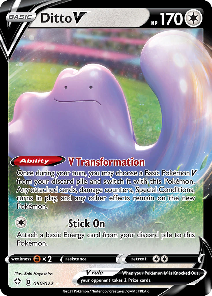Ditto V 50/72 - Shining Fates Holofoil - Game Nerdz