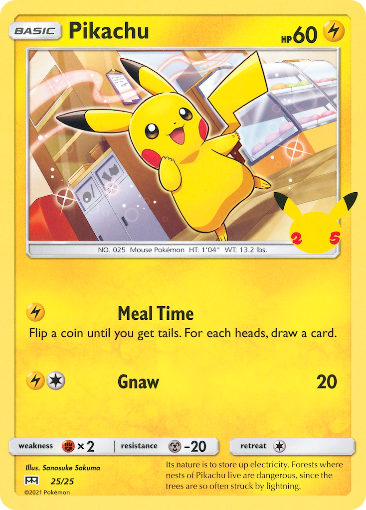 Pikachu 25/25 - McDonalds Collection 2021 Holofoil - Game Nerdz