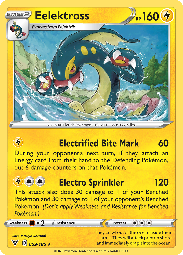 eelektrik pokemon card value - (40) - BW Stage 1 Form Stage 1 Eelektrik HP 90