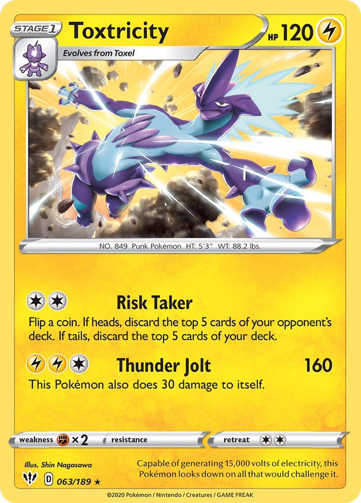 pokemon toxtricity card Toxtricity - 089/080 - M2: Inferno X [ART RARE] [Near Mint]