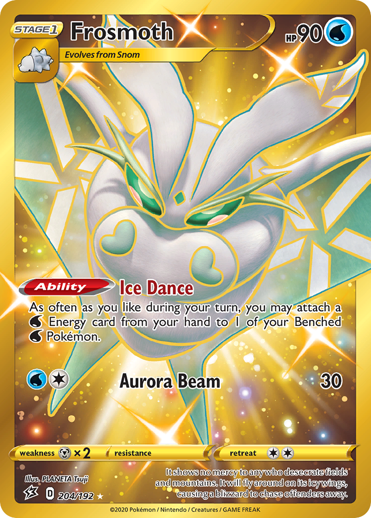 golden frosmoth pokemon card 204/192 Rebel Clash PSA 10 [Metal]2 Frosmoth 204/192 - Rebel Clash