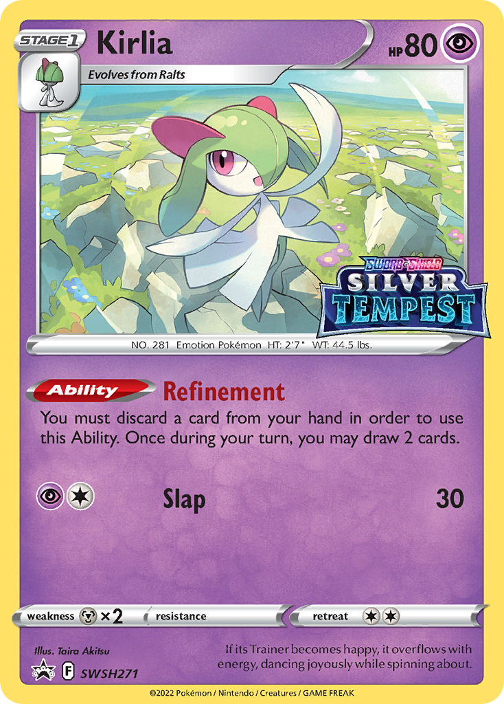 Kirlia SWSH271/298 - SWSH Black Star Promos Holofoil - Game Nerdz