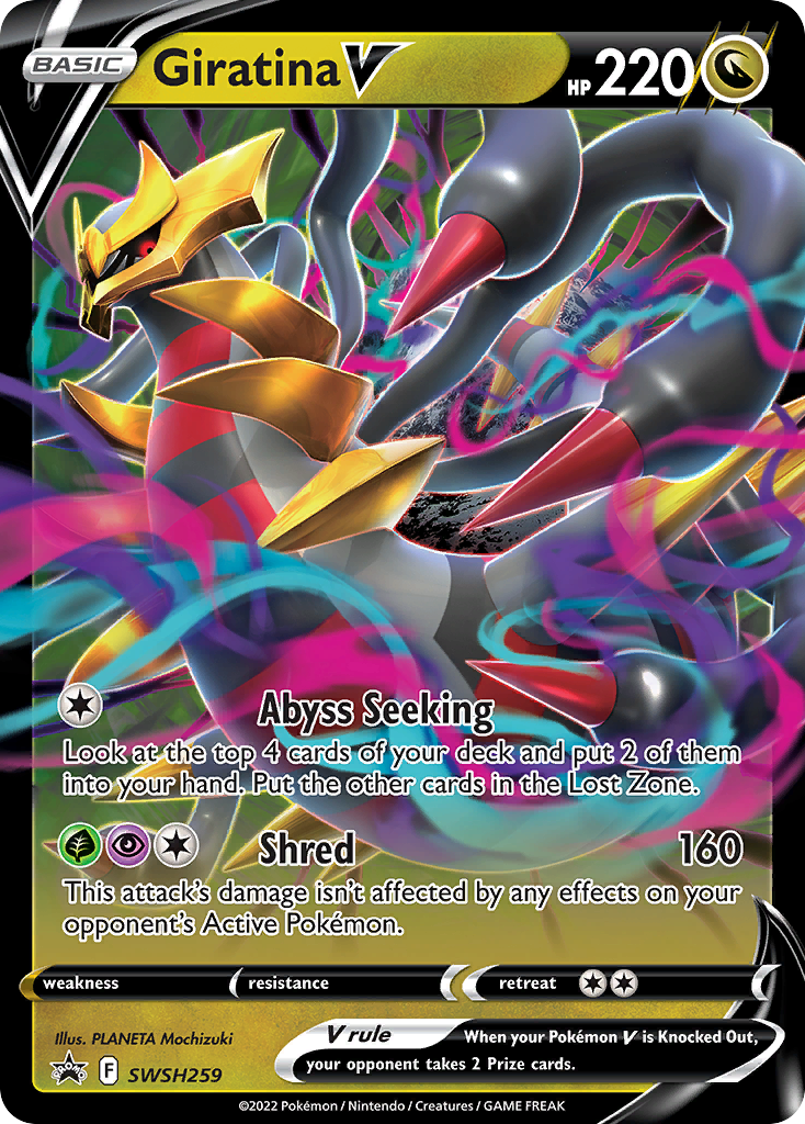 Giratina V SWSH259/298 - SWSH Black Star Promos Holofoil - Game Nerdz