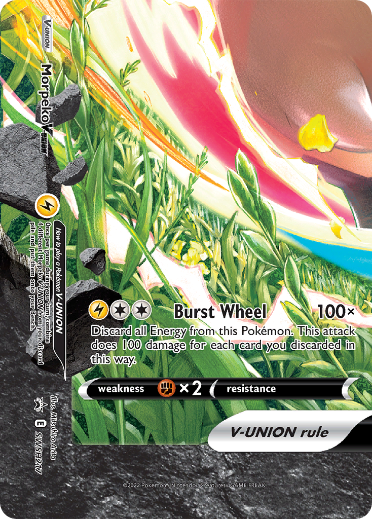 pokemon cards morpeko v SR [Colorless][Colorless] Pokmon Morpeko V 170hp Gold