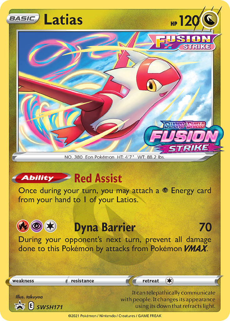 Latias SWSH171/298 - SWSH Black Star Promos Holofoil - Game Nerdz