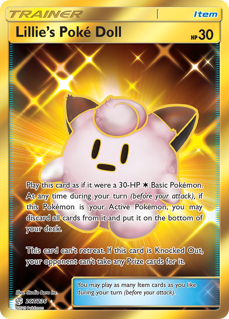 Lillie's Poké Doll 267/236 - Cosmic Eclipse Holofoil - Game Nerdz