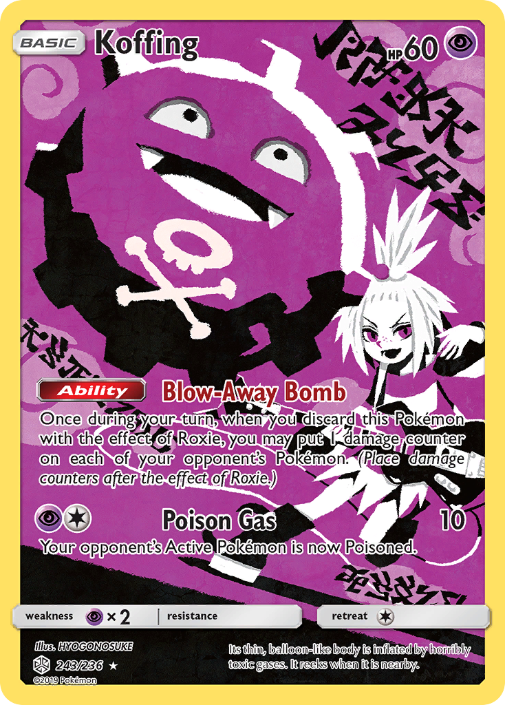 Koffing 243/236 - Cosmic Eclipse Holofoil - Game Nerdz