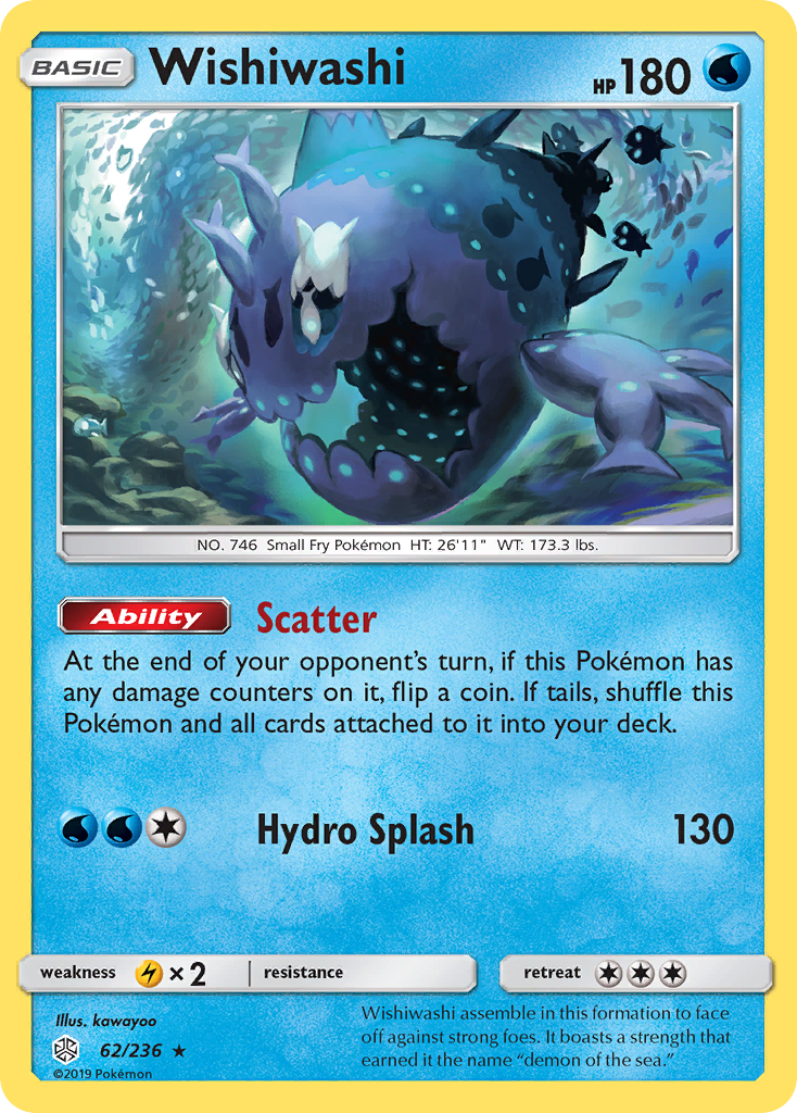 wishiwashi pokemon card Pokemon TCG: Evolving Skies