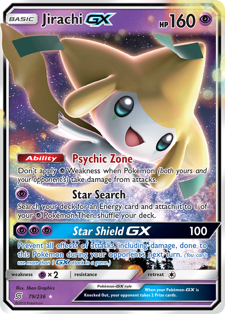 Jirachi-GX 79/236 - Unified Minds Holofoil - Game Nerdz