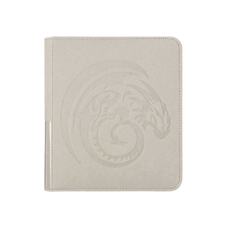Dragon Shield: Ashen White Card Codex - Small Zipster Binder