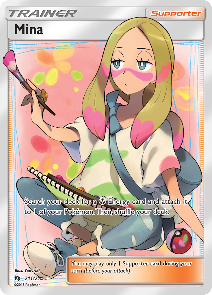 ＊mina＊ Mina 211/214 - Lost Thunder Holofoil - Game Nerdz