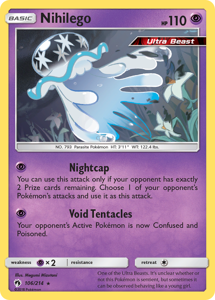 Nihilego 106/214 - Lost Thunder Holofoil - Game Nerdz