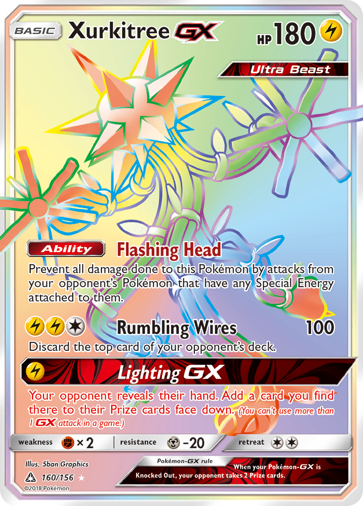 Xurkitree-GX 160/156 - Ultra Prism Holofoil - Game Nerdz