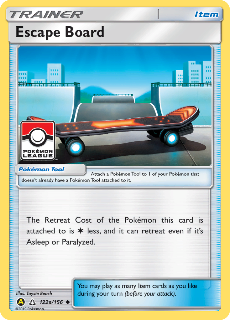 Escape Board 122a/156 - Ultra Prism Reverse Holofoil - Game Nerdz